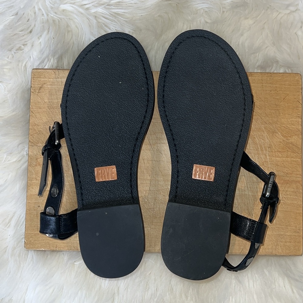 Frye Morgan Hammered Metal Stud Sandals - Picture 6 of 7